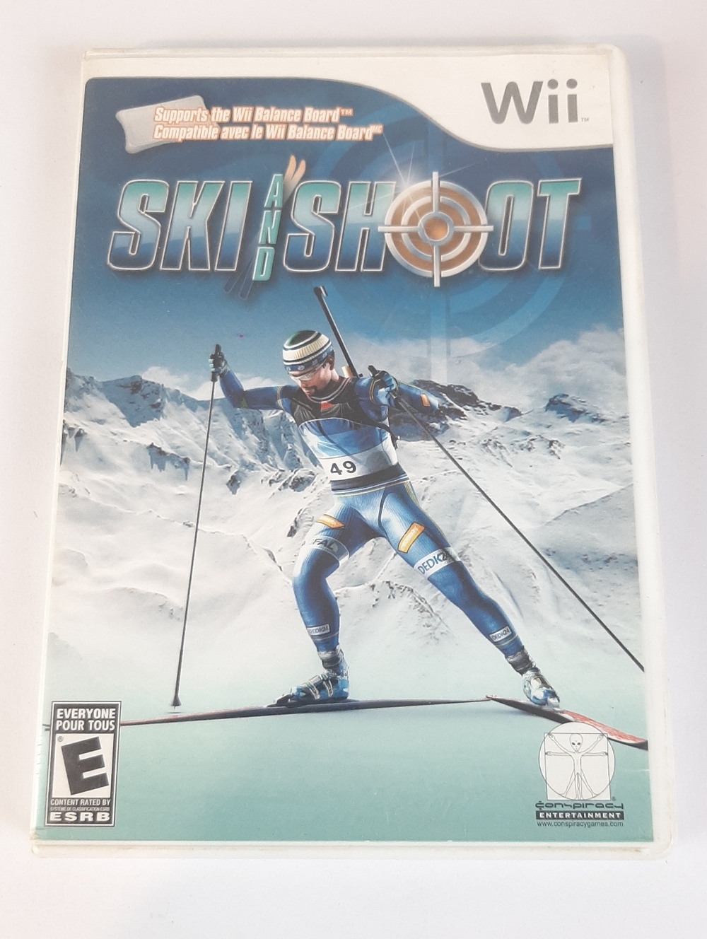Ski and Shoot  Wii video game Requires Wii Board (not included)
